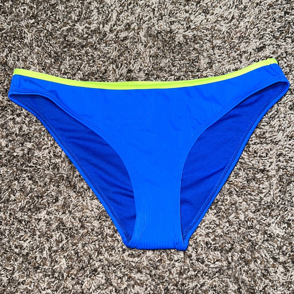 Xhilaration cheeky blue & green bikini bottoms